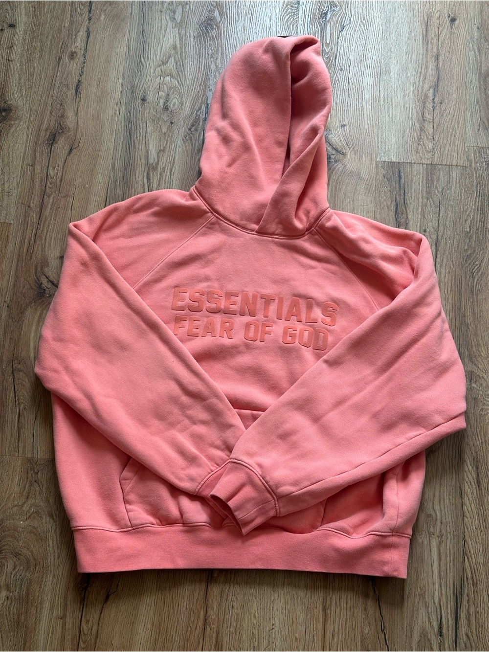 Fear of God ESSENTIALS Coral Embossed Logo Hoodie